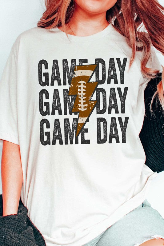 FOOTBALL LIGHTNING GAMEDAY GRAPHIC TEE