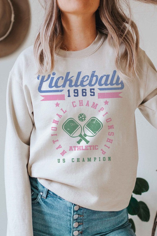 PICKLEBALL 1965  GRAPHIC SWEATSHIRT